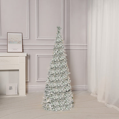 White Snowflake Folding Christmas Treed