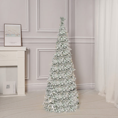 White Snowflake Folding Christmas Treed