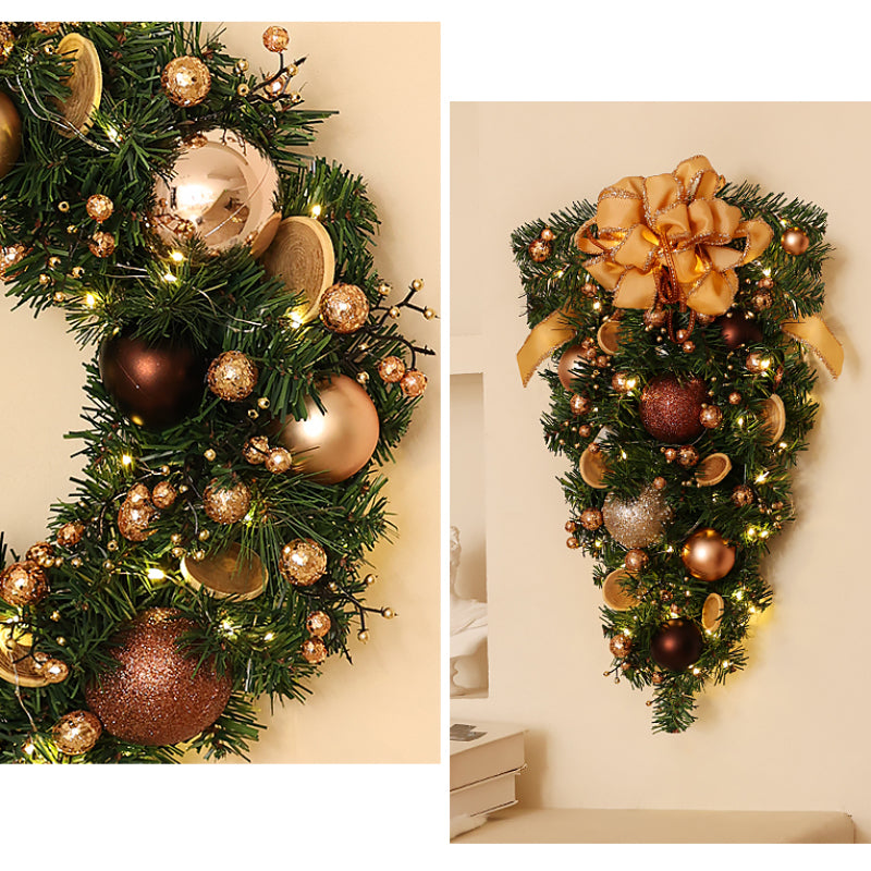 Lemon Ball Christmas Atmosphere Wreath