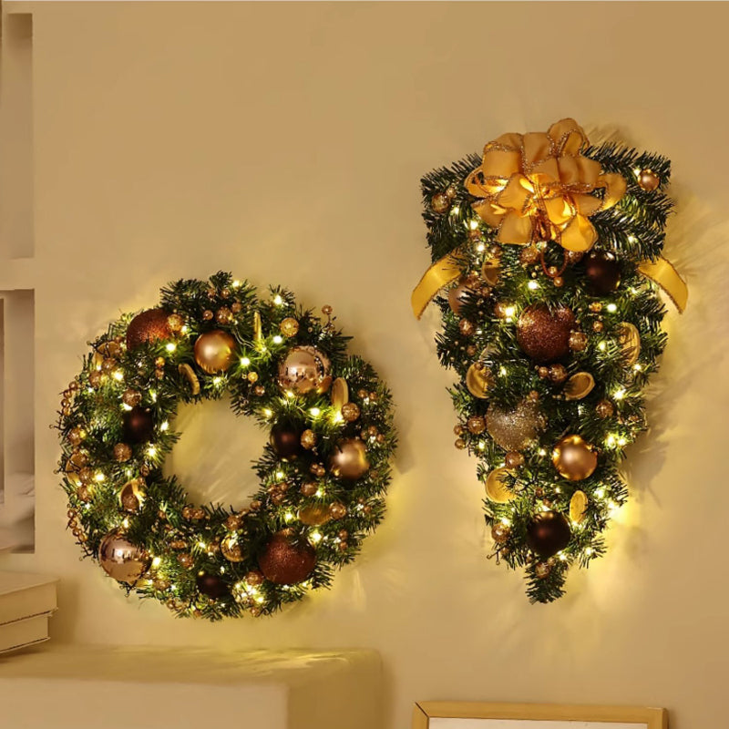 Lemon Ball Christmas Atmosphere Wreath