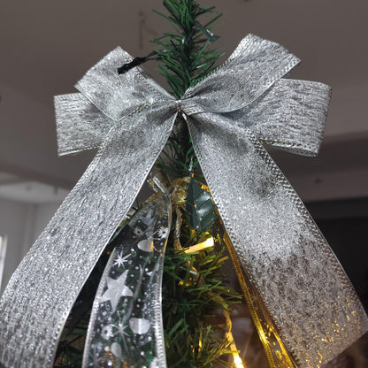 Collapsible Christmas Tree with Ornaments