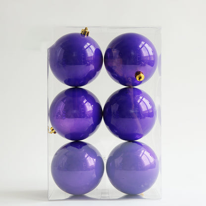 Vibrant Purple Christmas Ball Ornaments