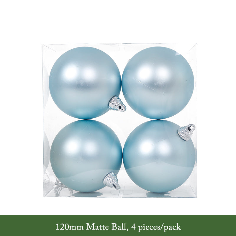 Blue Series Decorative Christmas Balls Wreath