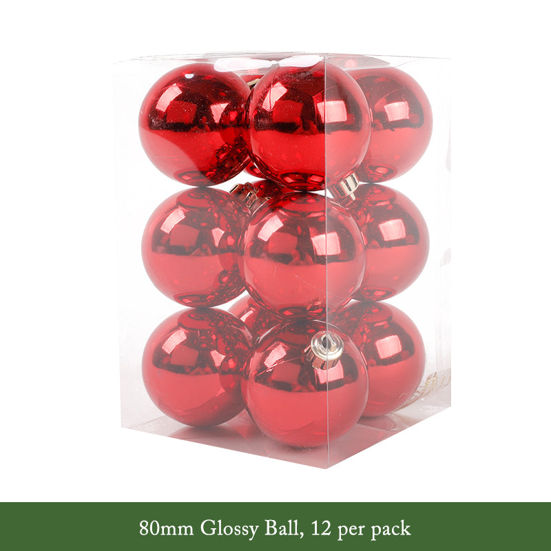 Red Christmas Hanging Ball Decorations