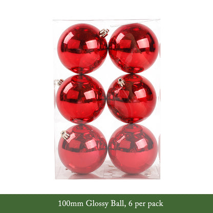 Red Christmas Hanging Ball Decorations