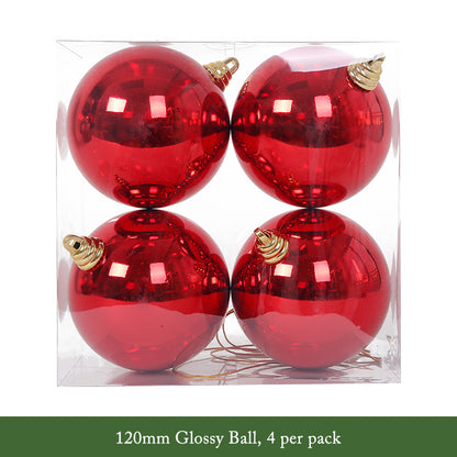 Red Christmas Hanging Ball Decorations