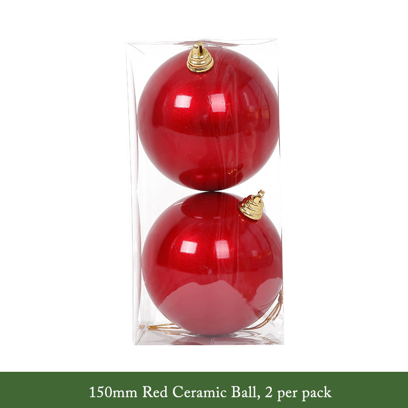 Red Christmas Hanging Ball Decorations