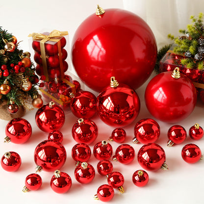 Red Christmas Hanging Ball Decorations