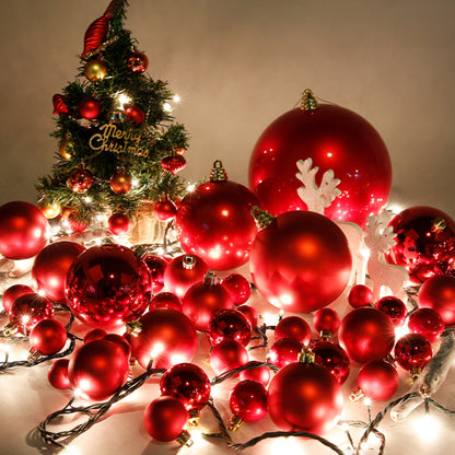 Red Christmas Hanging Ball Decorations