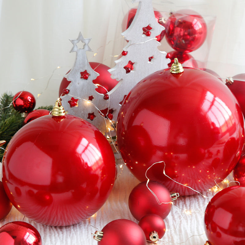 Red Christmas Hanging Ball Decorations