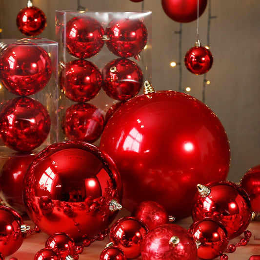 Red Christmas Hanging Ball Decorations