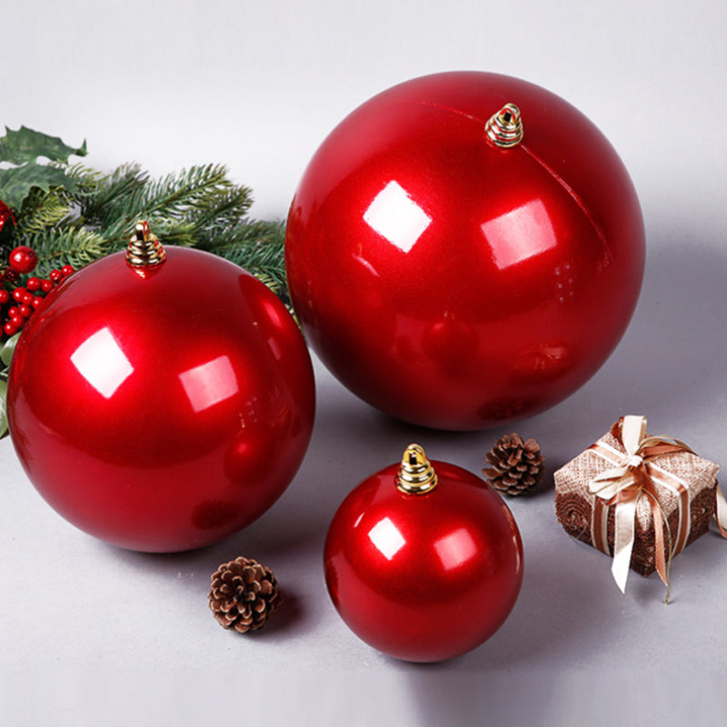 Red Christmas Hanging Ball Decorations