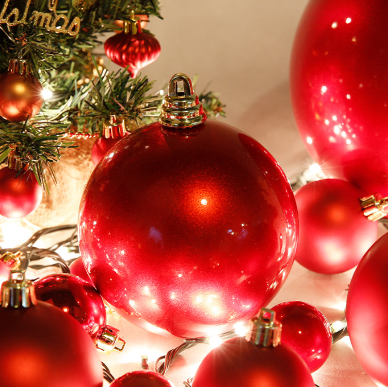 Red Christmas Hanging Ball Decorations