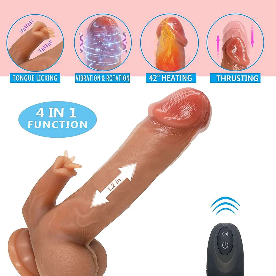 Remote Control Realistic Thrusting Toy with Heating and Vibration Modes