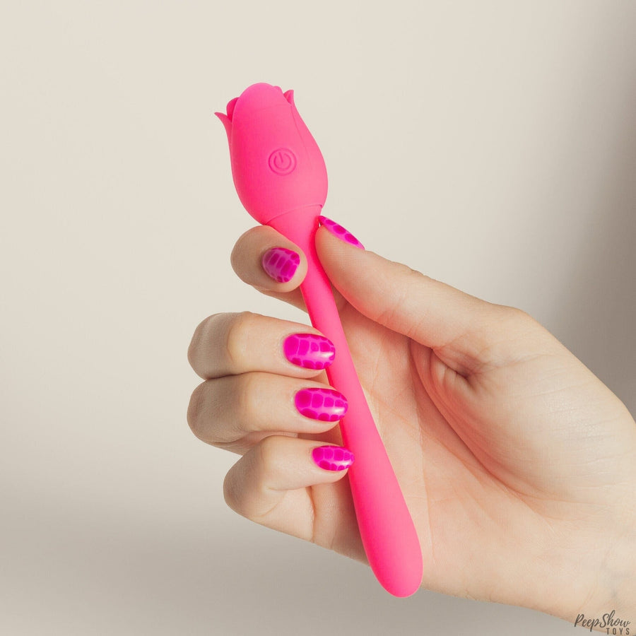 10-Function Dual-Stimulating Tulip Vibrator