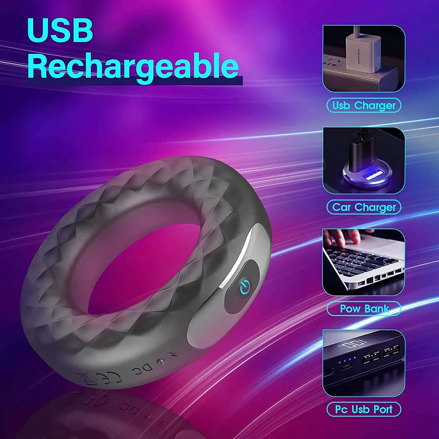 Remote Control Pleasure Delay Ring