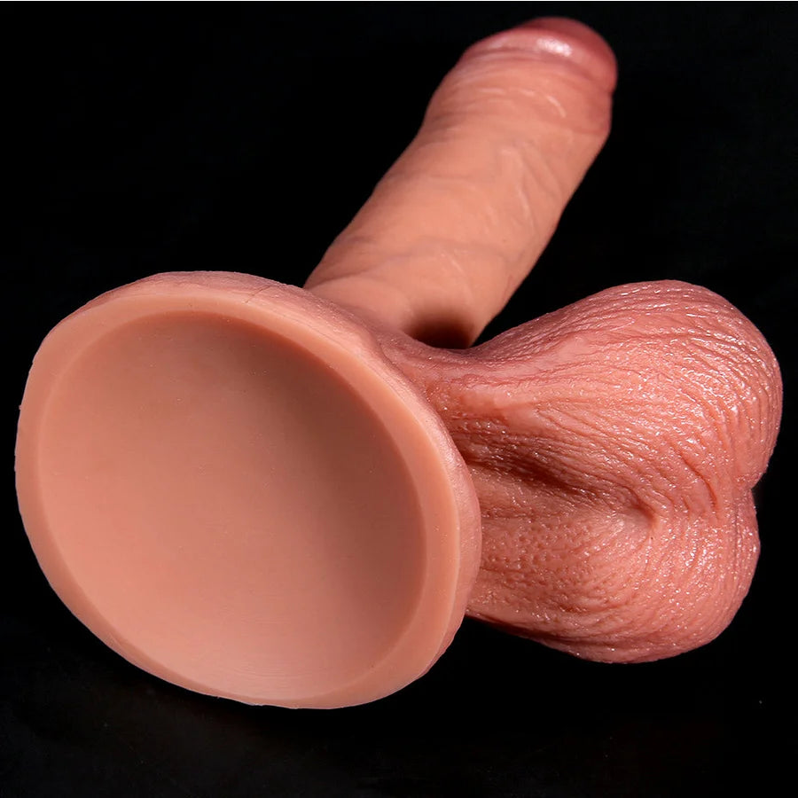 10.2 Inch Large Realistic Soft Texture Silicone Suction Cup