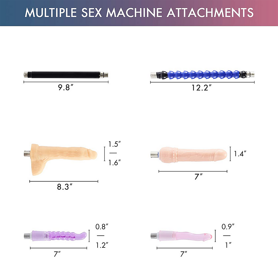 Powerful Deep Pumping Machine with 7 Attachments