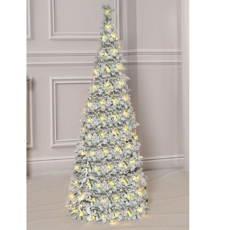 White Snowflake Folding Christmas Treed