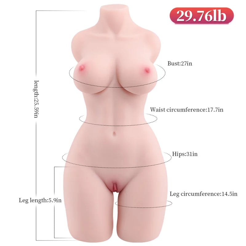 Adna – 29.76LB Lifelike Busty Female Sex Torso