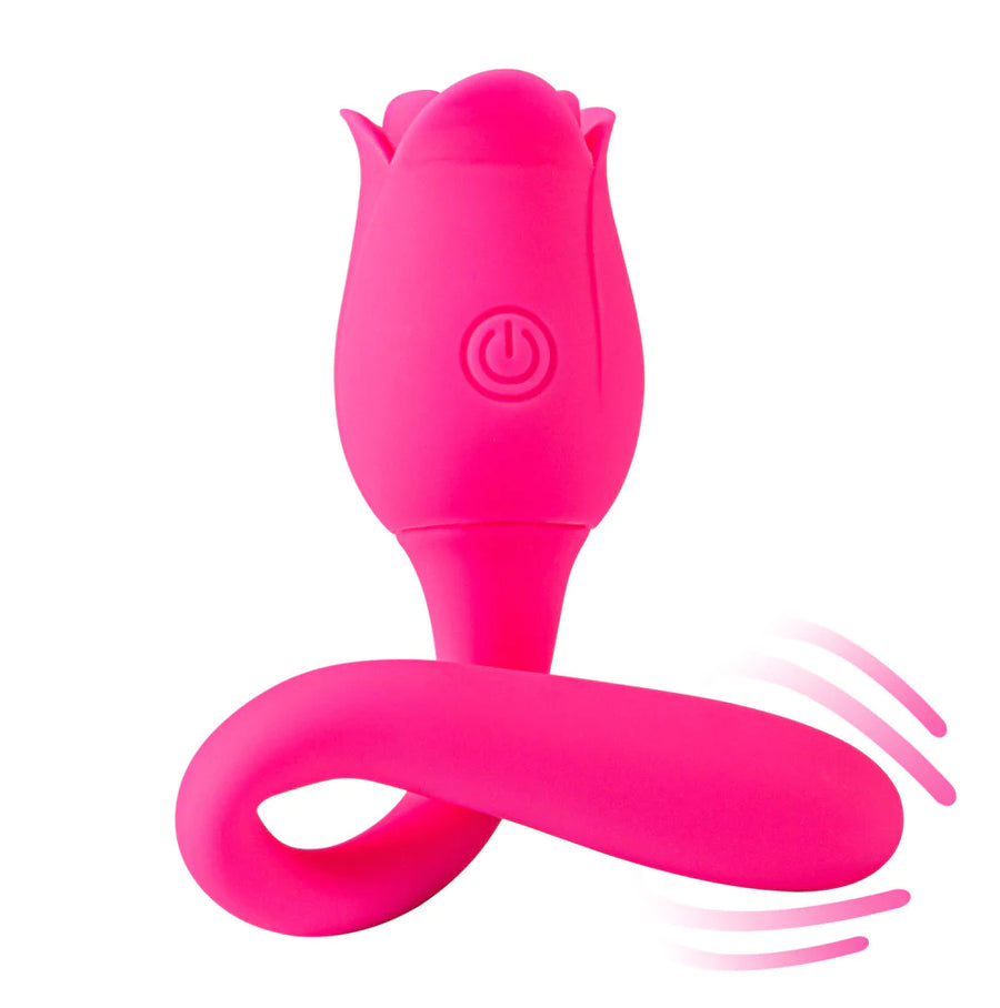 10-Function Dual-Stimulating Tulip Vibrator