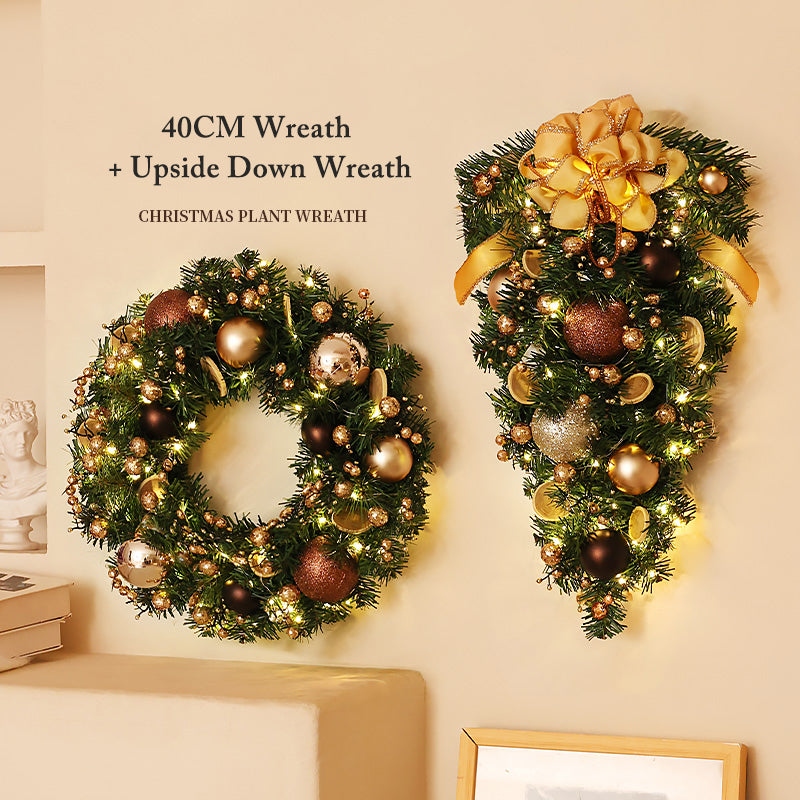 Lemon Ball Christmas Atmosphere Wreath