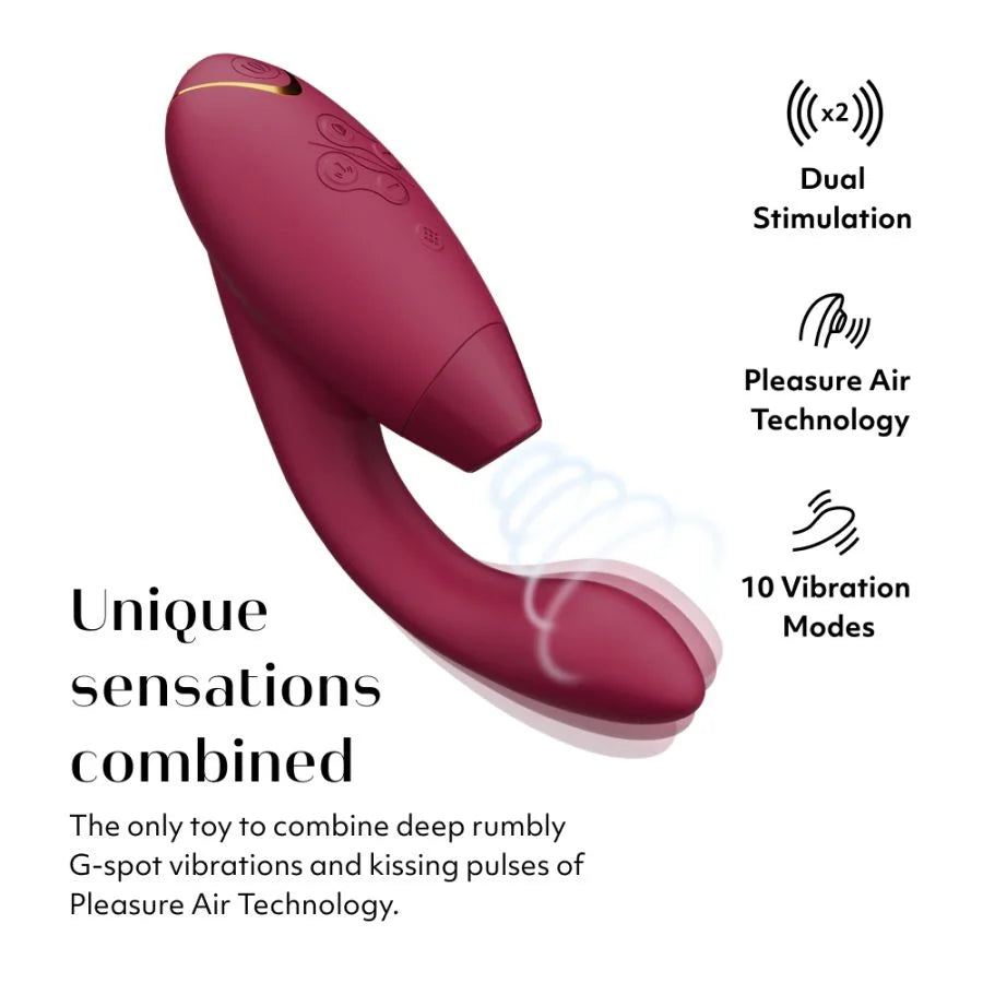 Air-Pulse Dual-Stimulating Vibrator