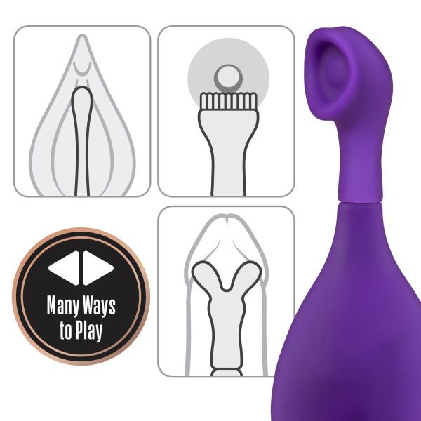 Vibrator with 3 Attachments