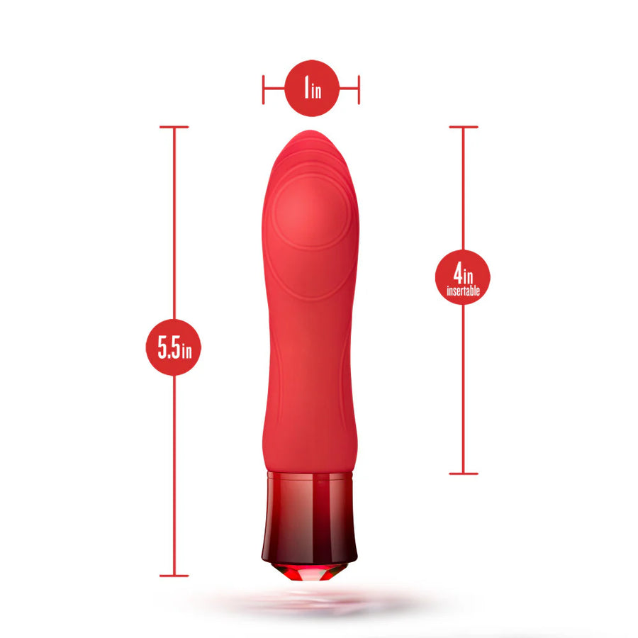 Warming Vibrator with Gem Accent