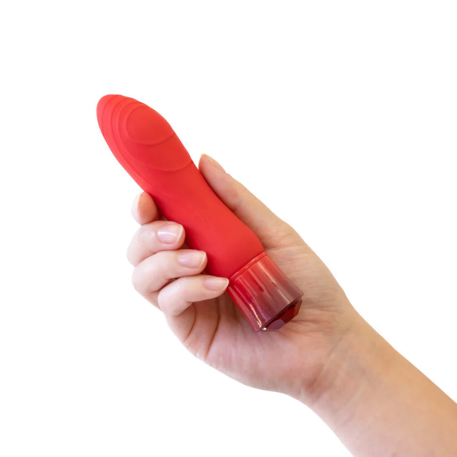 Warming Vibrator with Gem Accent